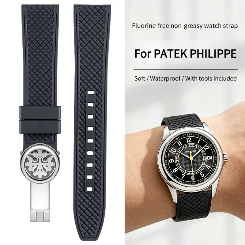 Patek Philippe Watch Calatrava - 불소 고무 시계줄은 먼지를 축적하지 않습니다.