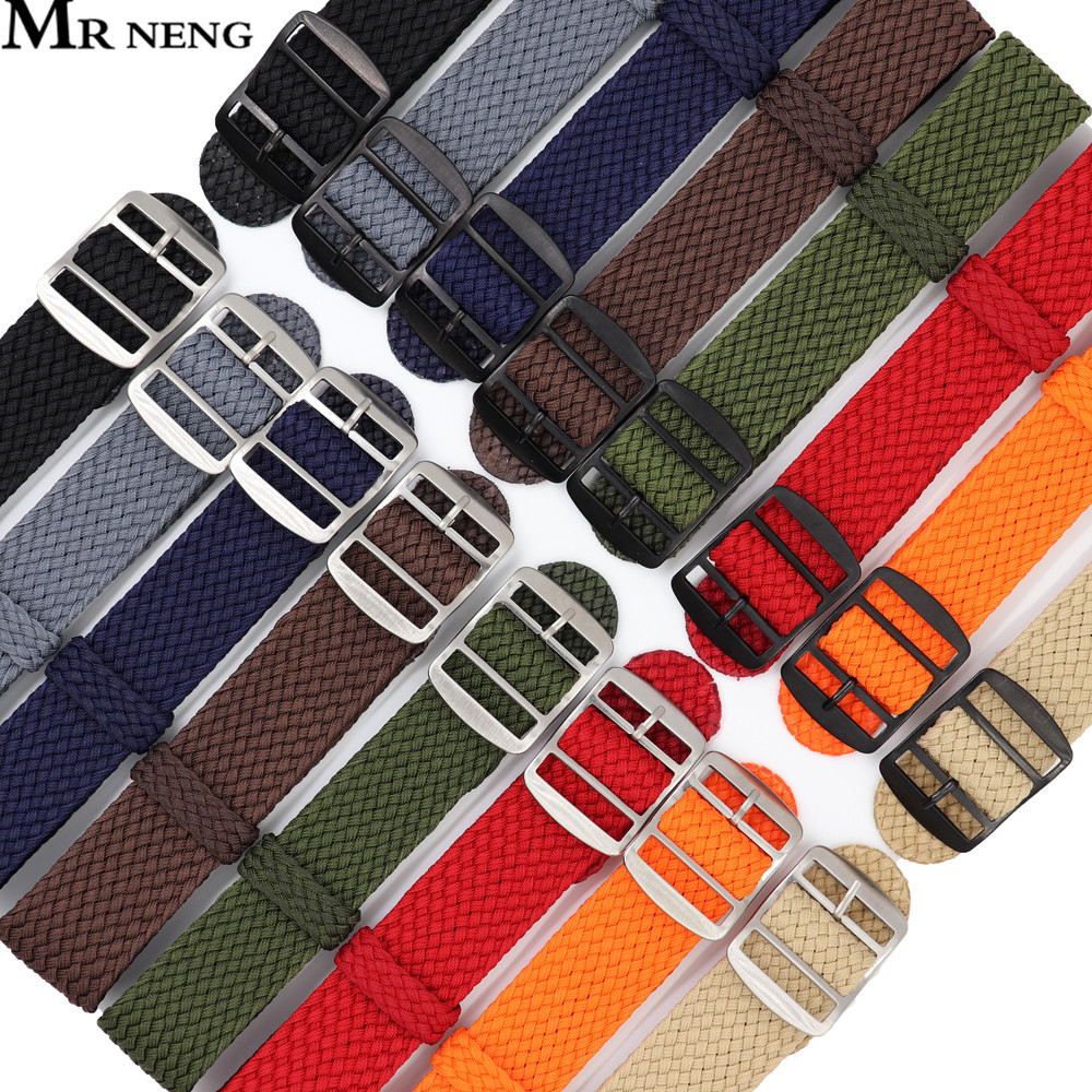 Perlon Strap Woven - Perlon 나일론 교체 용 시계 밴드
