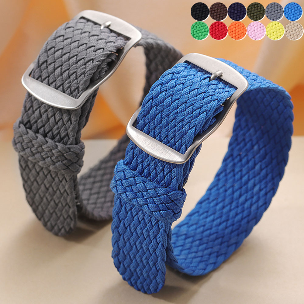 Perlon Strap Woven - 고품질 직조 나일론 스트랩, 펄론 14mm