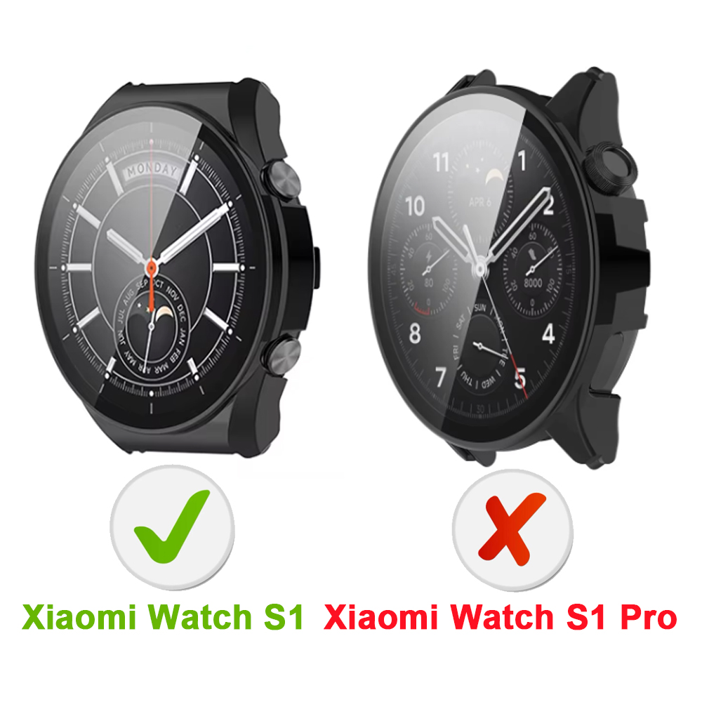 Xiaomi Watch S1 용 스크린 유리 보호 케이 - Silicone Watch Band 22Mm 리뷰 및 가격