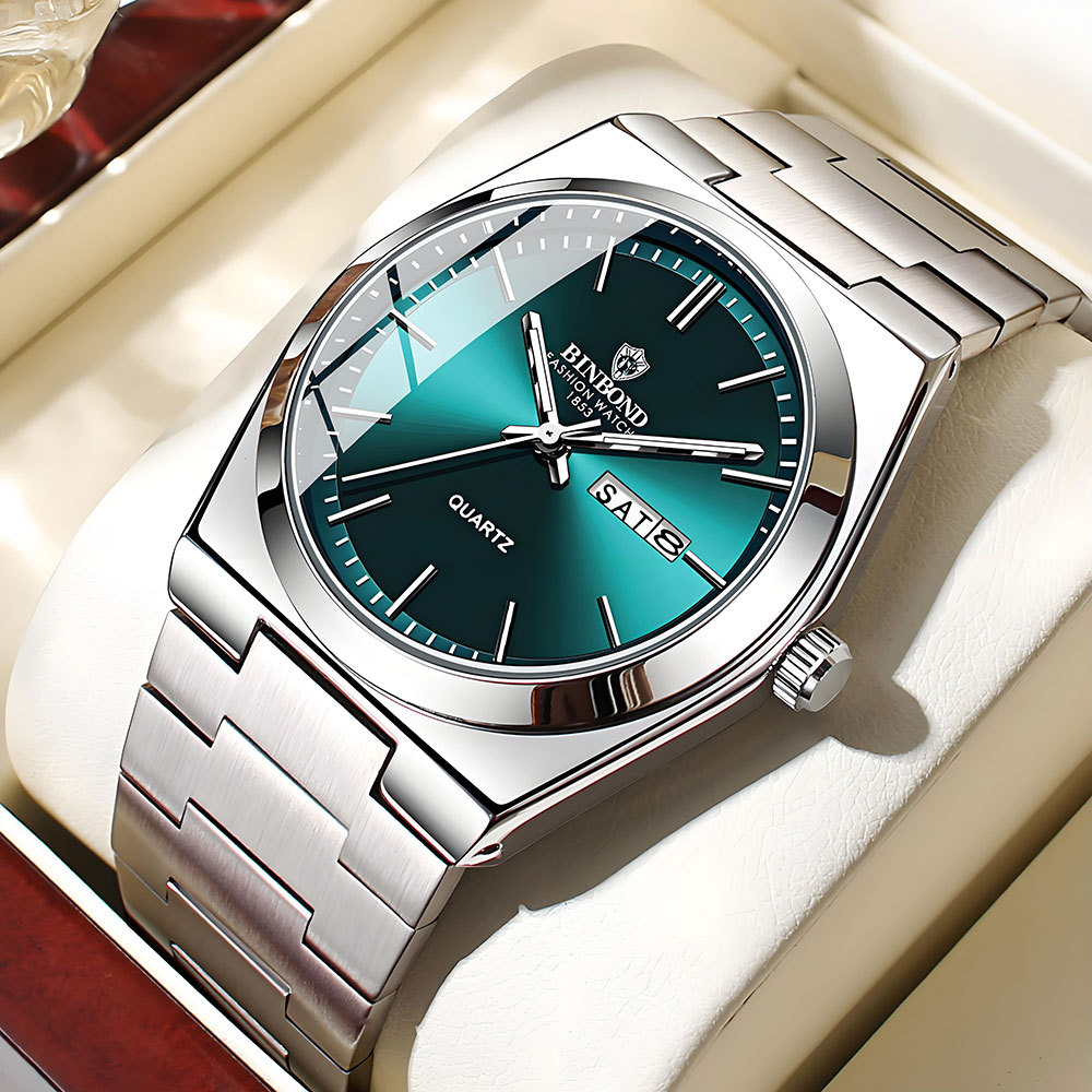 빈본드 정품 남성용 시계, 고급 스테인리스 스틸, 이중 - Rolex Watch Datejust 리뷰 및 가격