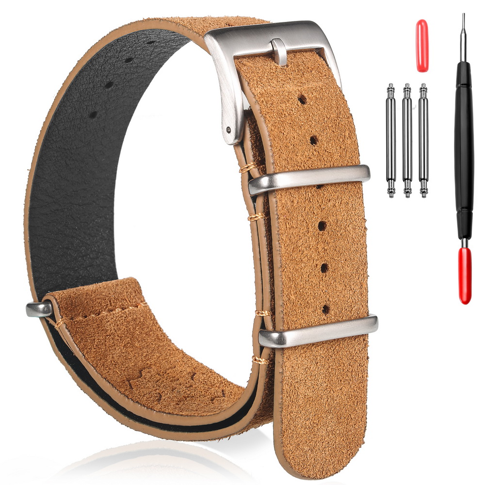 HEMSUT 진짜 가죽 시계 밴드, 스웨이드 원피스 스 - Tropic Strap Vintage 리뷰 및 가격