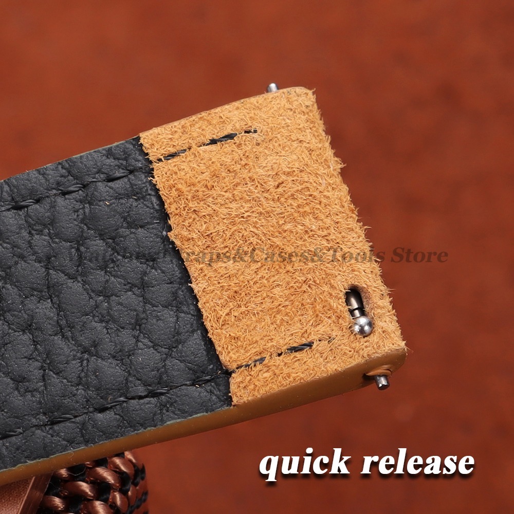 빈티지 스웨이드 소가죽 시계줄 가죽 시계밴드 18mm  - Leather Strap Quick Release 리뷰 및 가격