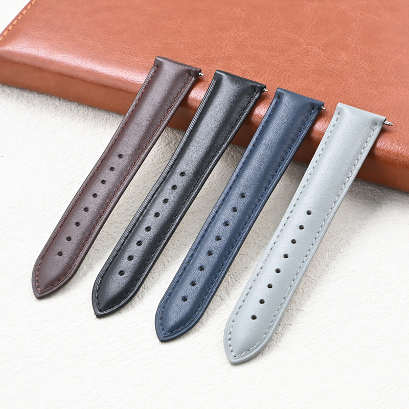 진짜 가죽 스트랩 밴드 12/13/14/15/16/17 - Leather Strap Quick Release 리뷰 및 가격